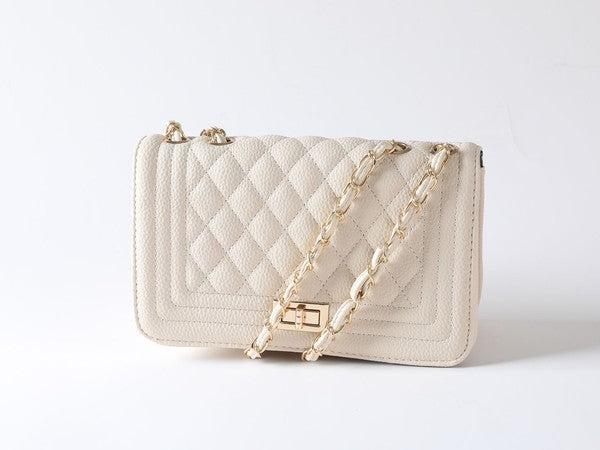 PU LEATHER QUILTED FASHION BAG - Ivy & Lane