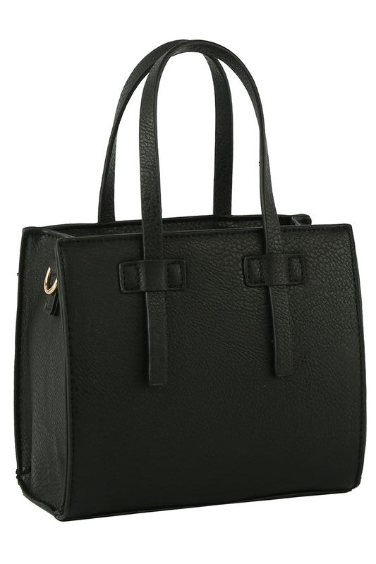 Fashion Boxy Satchel Crossbody Bag - Ivy & Lane