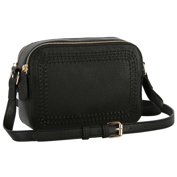 Fashion Stitch Rectangular Crossbody Bag - Ivy & Lane
