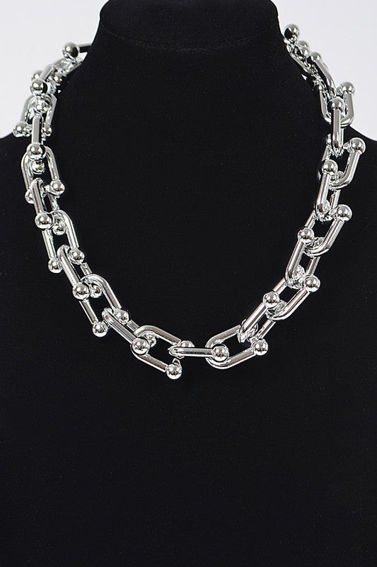 Paperclip CCB Chain Iconic Necklace