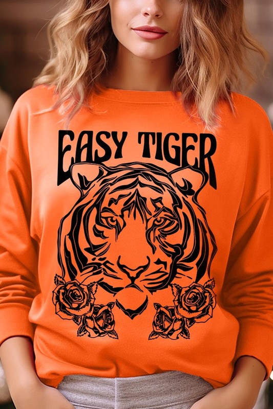 Easy Tiger Graphic Fleece Sweatshirts
