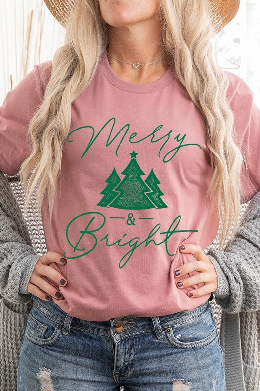 Merry & Bright Graphic Tee