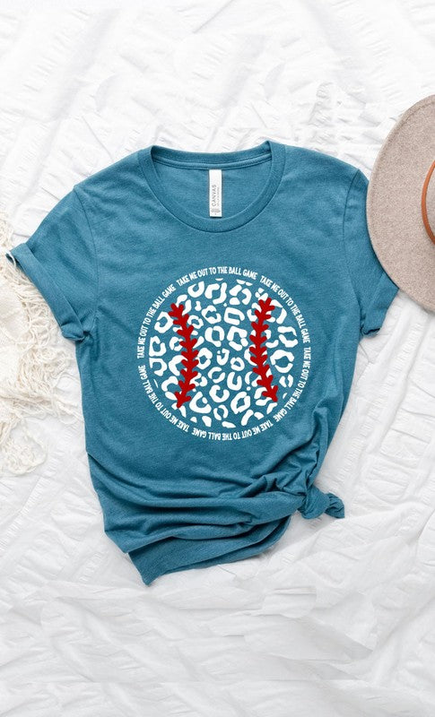 Leopard Baseball Graphic Tee PLUS