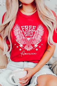 Free Bird America Graphic T Shirts