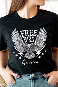 Free Bird America Graphic T Shirts