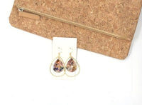 Multi-Color Acrylic Teardrop Chandelier Earrings - Ivy & Lane