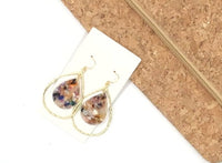 Multi-Color Acrylic Teardrop Chandelier Earrings - Ivy & Lane