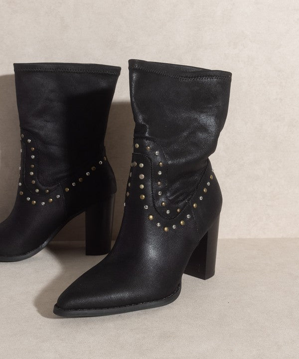 OASIS SOCIETY Paris - Studded Boots - Ivy & Lane