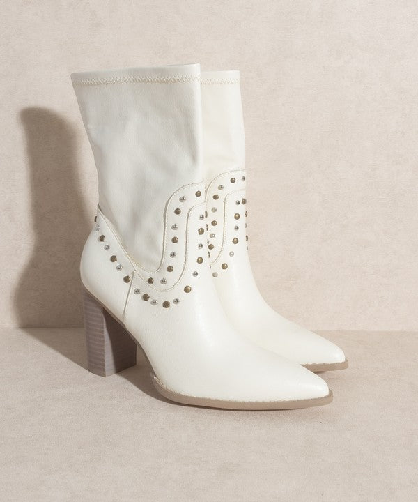 OASIS SOCIETY Paris - Studded Boots - Ivy & Lane