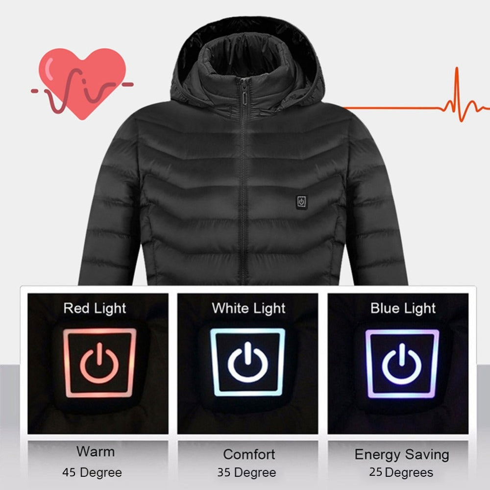 Heated Jacket/Coat Rechargeable via USB - Ivy & Lane