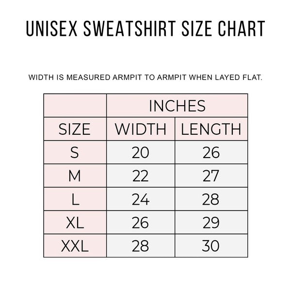 Retro Happy Fall Y'all Graphic Sweatshirt Size Chart - Ivy & Lane