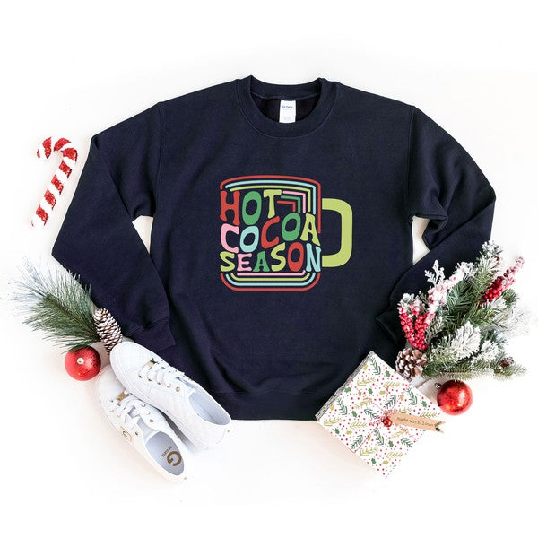 Retro Hot Cocoa Season Graphic Sweatshirt - Ivy & Lane