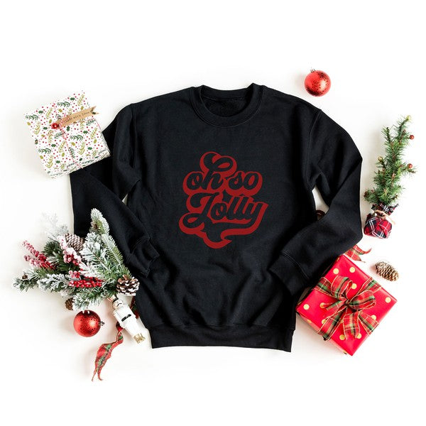 Oh So Jolly Graphic Sweatshirt - Ivy & Lane