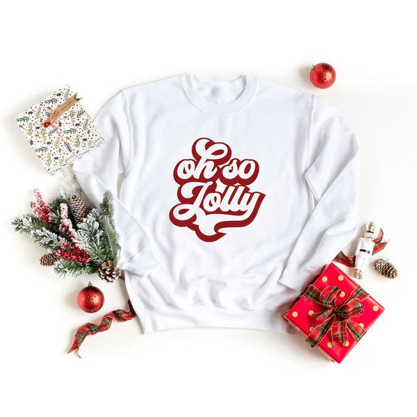 Oh So Jolly Graphic Sweatshirt - Ivy & Lane