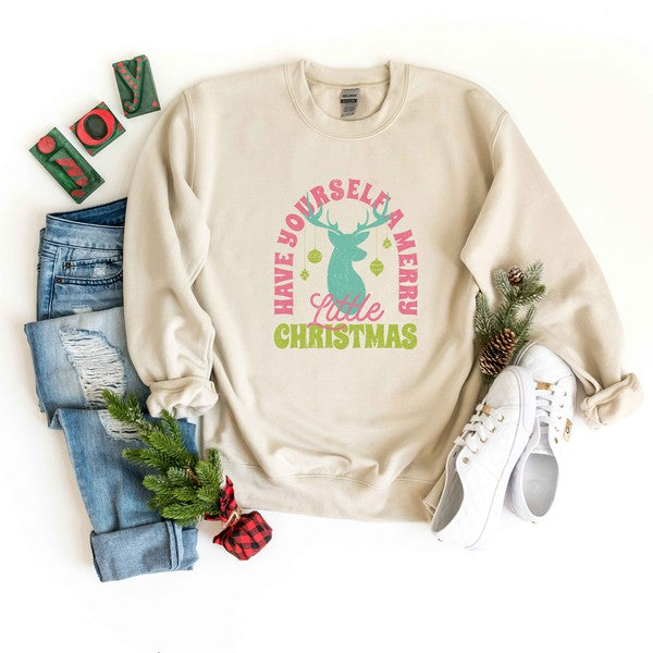 Have Yourself A Merry Little Christmas Sweatshirt - Ivy & Lane