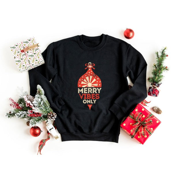 Merry Vibes Only Graphic Sweatshirt - Ivy & Lane