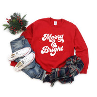 Bold Merry And Bright Graphic Sweatshirt - Ivy & Lane