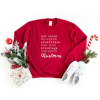 Christmas Words Graphic Sweatshirt - Ivy & Lane