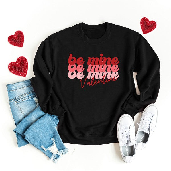 Be Mine Stacked Graphic Sweatshirt - Ivy & Lane