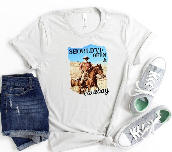 Should Have Been A Cowboy Softstyle Tee - Ivy & Lane