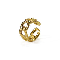 18K Gold Fashion Chain Ring