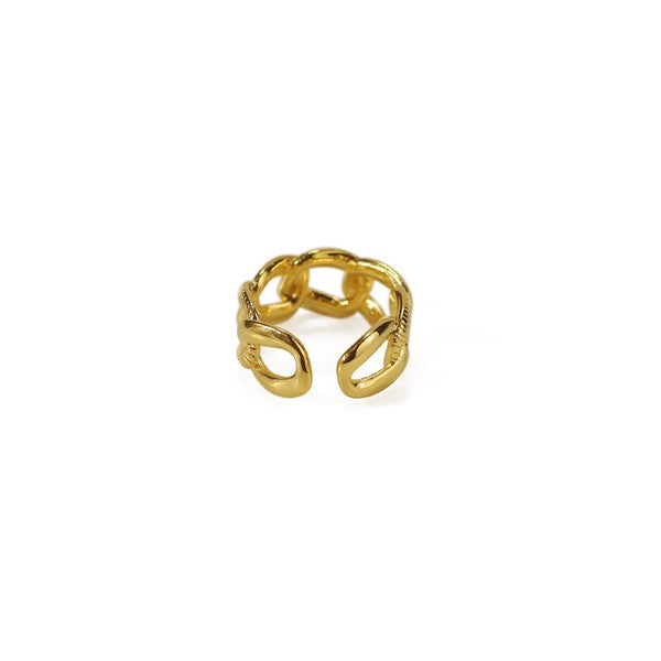 18K Gold Fashion Chain Ring