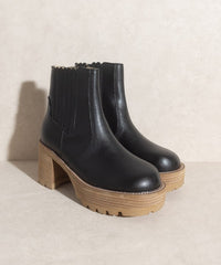 OASIS SOCIETY Aubrey - Platform Paneled Boots - Ivy & Lane