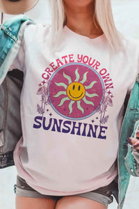 CREATE YOUR OWN SUNSHINE GRAPHIC T-SHIRT