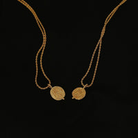 18K Gold Baroque Vintage Necklace