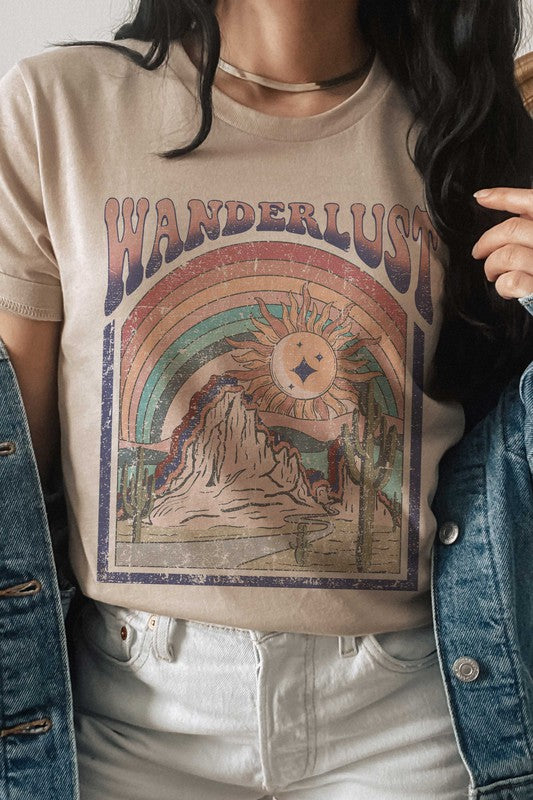 WANDERLUST GRAPHIC TEE