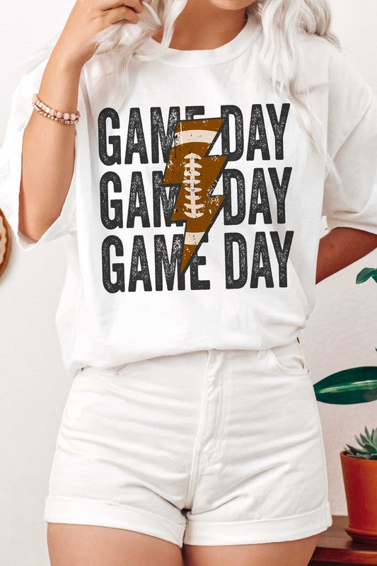 FOOTBALL LIGHTNING GAMEDAY GRAPHIC TEE