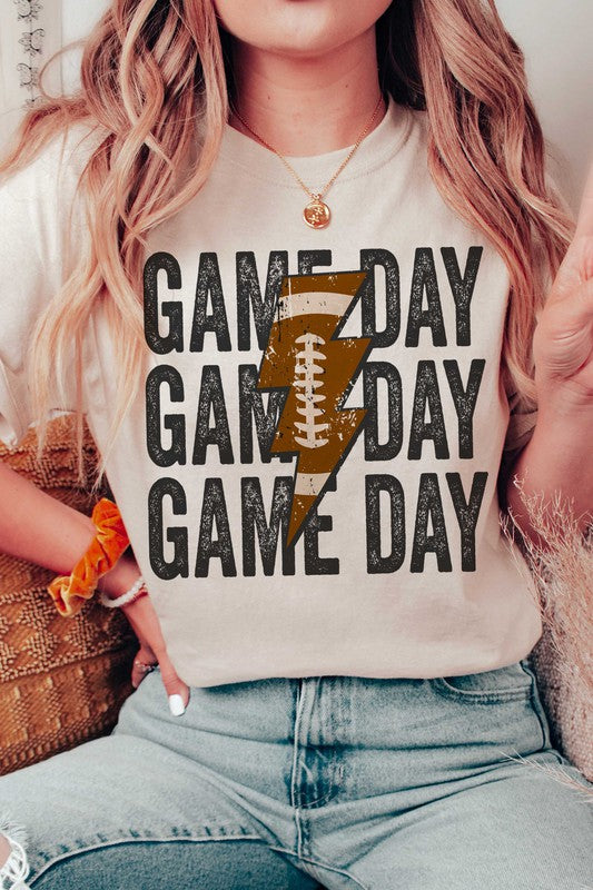 FOOTBALL LIGHTNING GAMEDAY GRAPHIC TEE