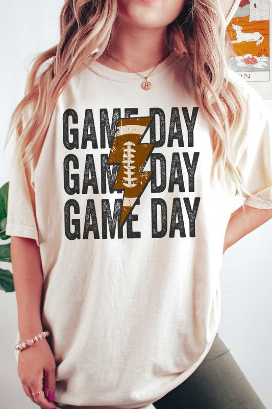 FOOTBALL LIGHTNING GAMEDAY GRAPHIC TEE