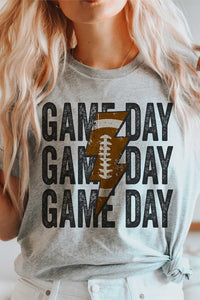 FOOTBALL LIGHTNING GAMEDAY GRAPHIC TEE