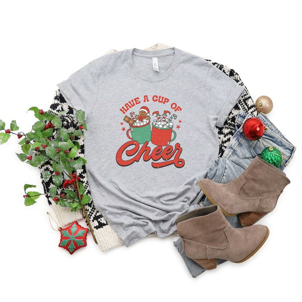 Retro Cup Of Cheer Short Sleeve Graphic Tee - Ivy & Lane