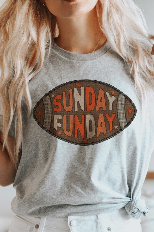 SUNDAY FUNDAY FOOTBALL GRAPHIC TEE