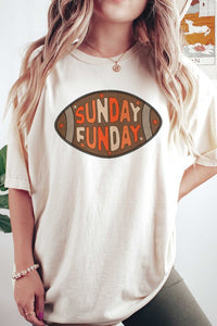 SUNDAY FUNDAY FOOTBALL GRAPHIC TEE