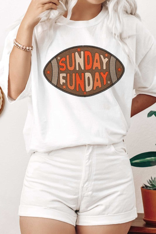 SUNDAY FUNDAY FOOTBALL GRAPHIC TEE