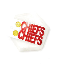 Chiefs Kansas City Acrylic Statement Earrings - Ivy & Lane