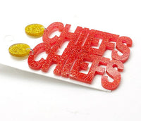 Chiefs Kansas City Acrylic Statement Earrings - Ivy & Lane