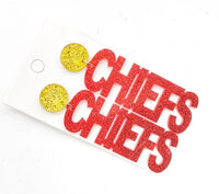 Chiefs Kansas City Acrylic Statement Earrings - Ivy & Lane