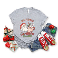 Retro Hot Cocoa Christmas Movies Short Sleeve Tee - Ivy & Lane