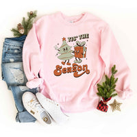 Retro Tis The Season Tree Graphic Sweatshirt - Ivy & Lane