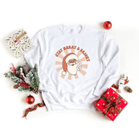 Stay Merry And Bright Santa Graphic Sweatshirt - Ivy & Lane