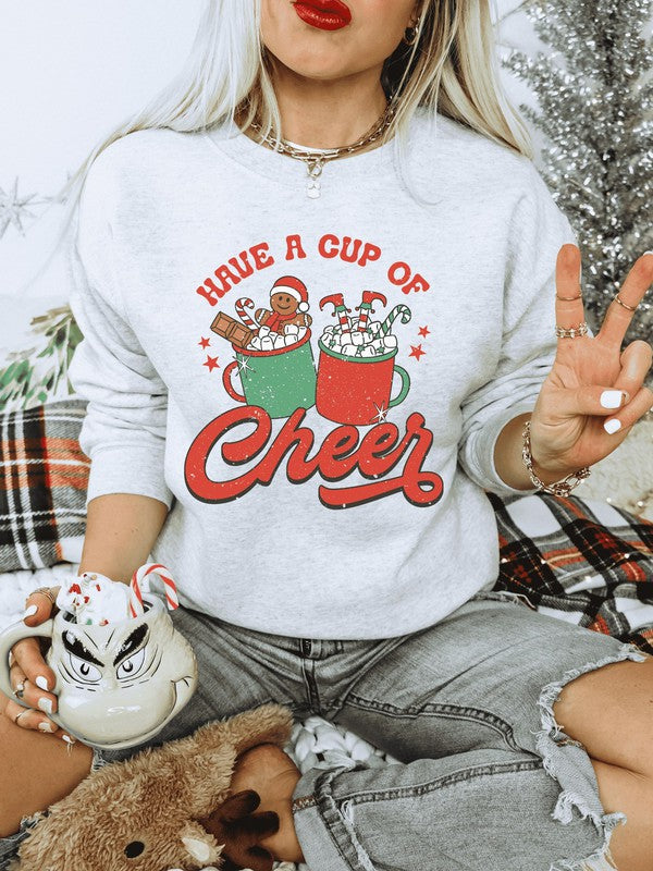 Cup of Cheer Sweatshirt - Ivy & Lane