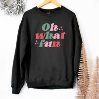 Retro Oh What Fun Graphic Sweatshirt - Ivy & Lane