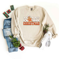 Merry Christmas Gingerbread Graphic Sweatshirt - Ivy & Lane