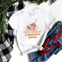 Hot Cocoa And Christmas Movies Short Sleeve Tee - Ivy & Lane