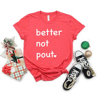 Better Not Pout Heart Short Sleeve Graphic Tee - Ivy & Lane