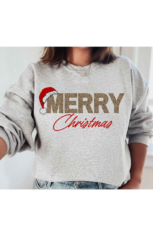 Merry Christmas Graphic Sweatshirt - Ivy & Lane